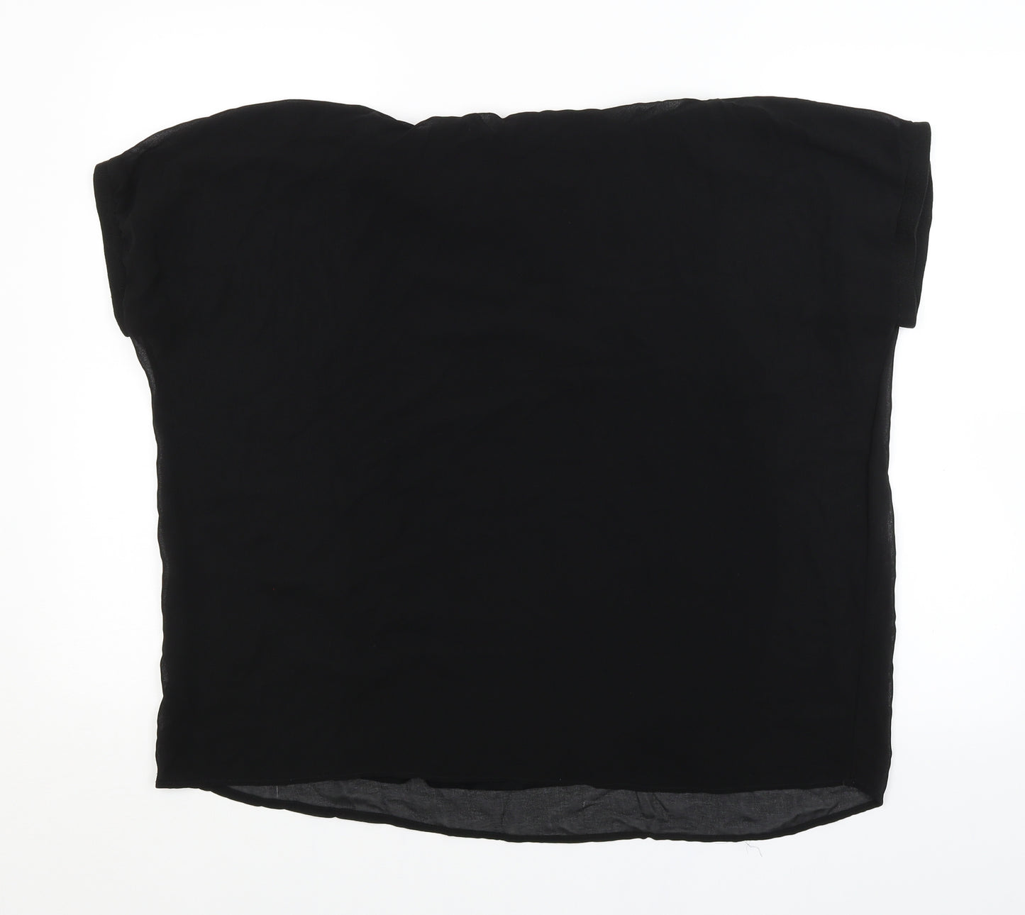 Preworn Womens Black   Basic Blouse Size 16