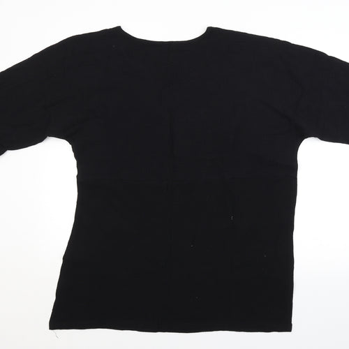 Preworn Womens Black   Basic Blouse Size XL