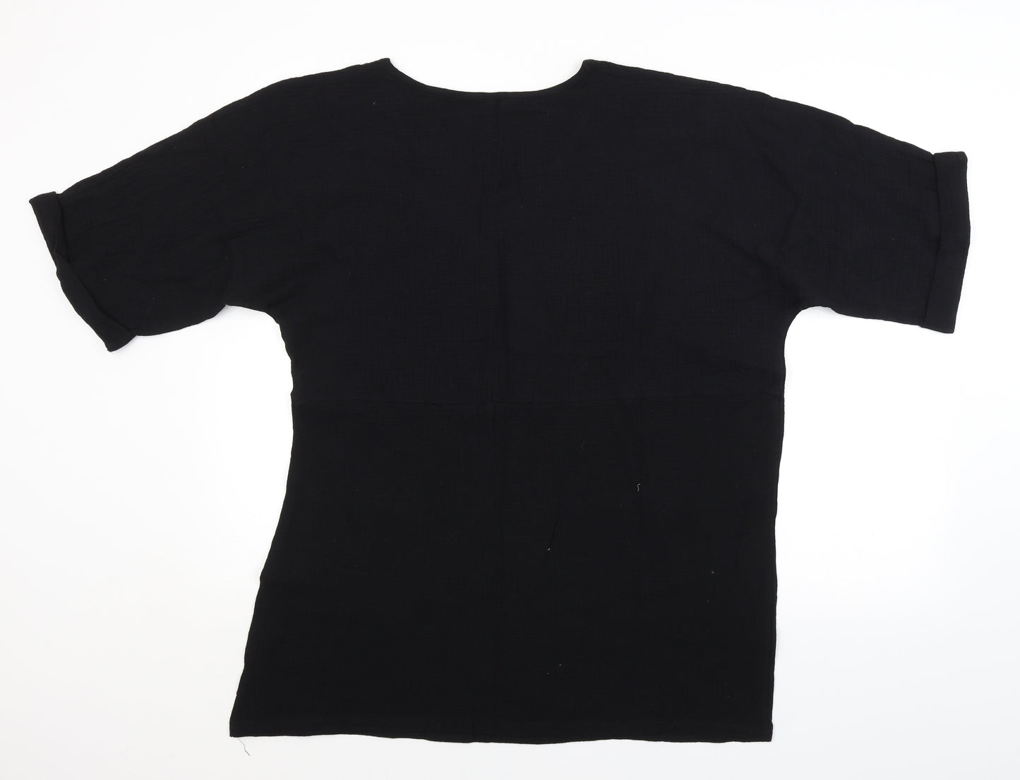 Preworn Womens Black   Basic Blouse Size XL