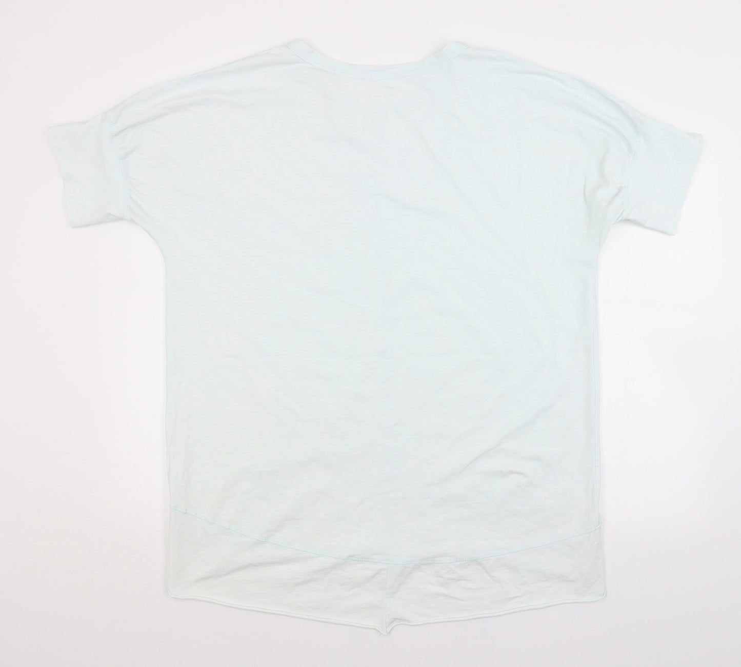 Preworn Womens Blue   Basic T-Shirt Size XL