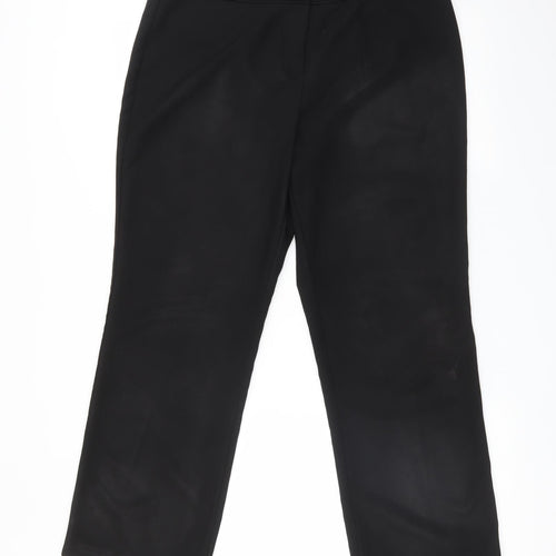 F&F Womens Black   Trousers  Size 14 L27 in