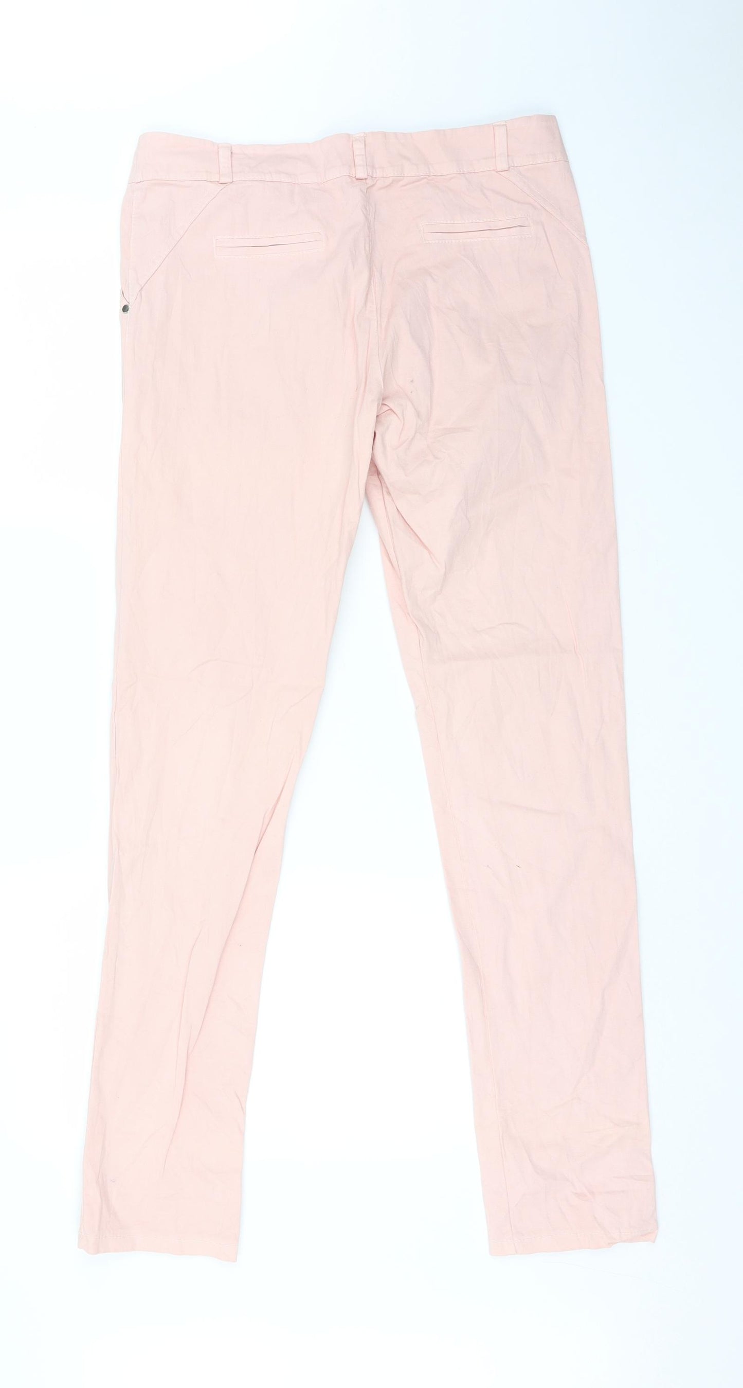 Preworn Womens Pink   Straight Jeans Size L L31 in