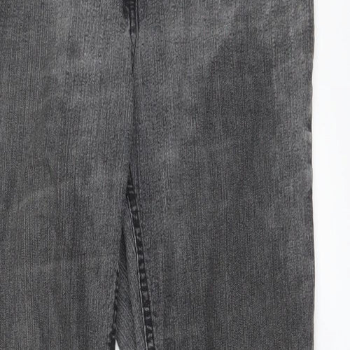 Preworn Womens Grey   Skinny Jeans Size 10 L27 in