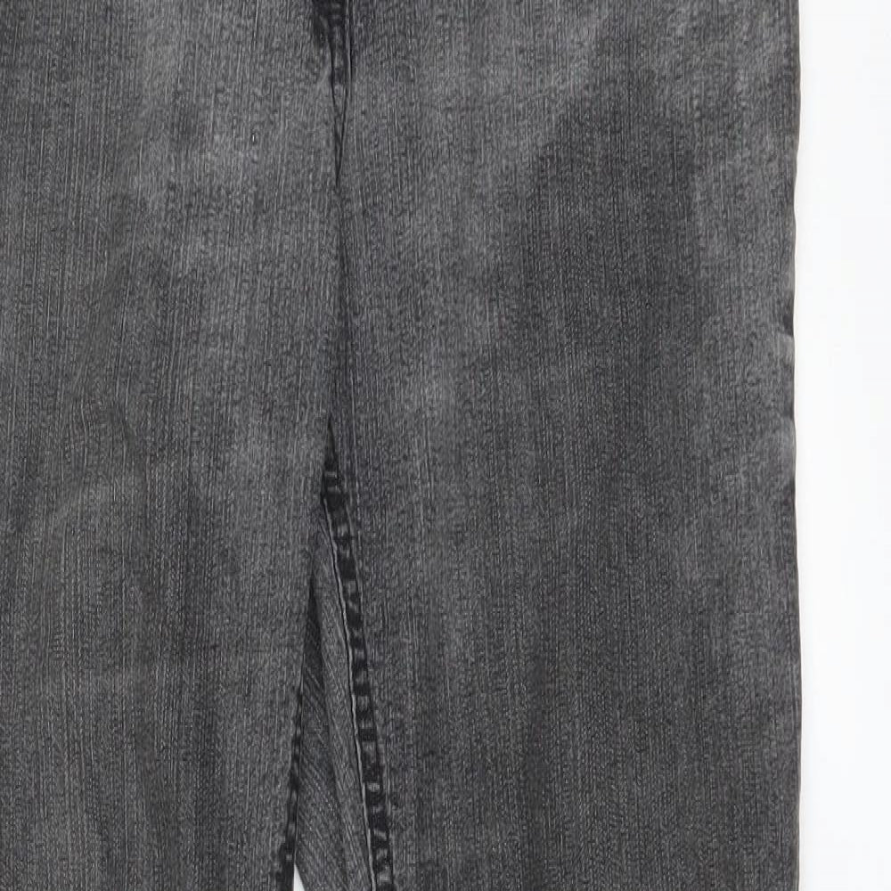 Preworn Womens Grey   Skinny Jeans Size 10 L27 in