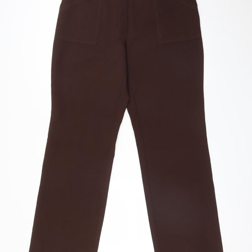 Preworn Womens Brown   Trousers  Size 20 L32 in