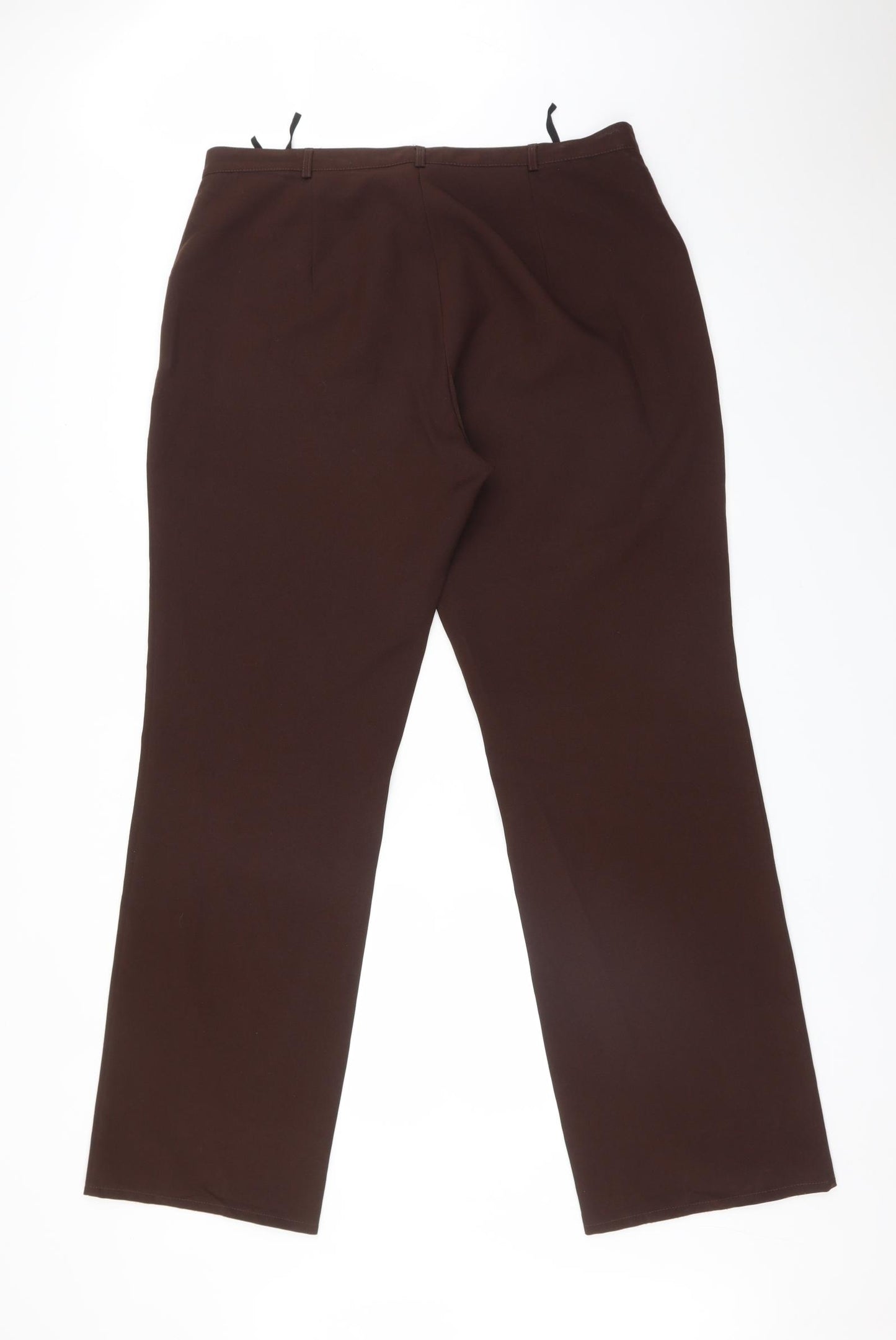 Preworn Womens Brown   Trousers  Size 20 L32 in