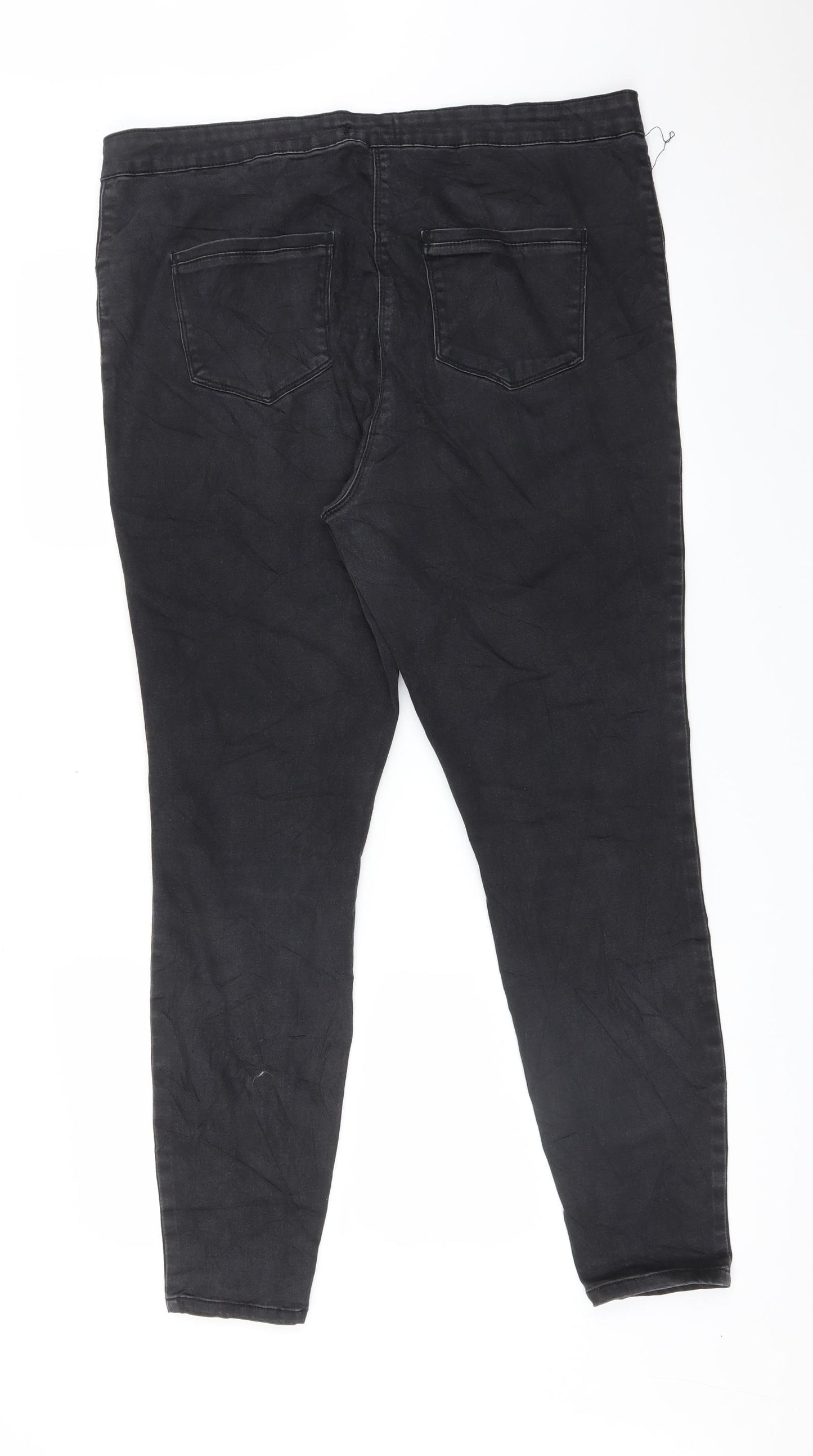 Matalan Womens Black   Skinny Jeans Size 18 L27 in