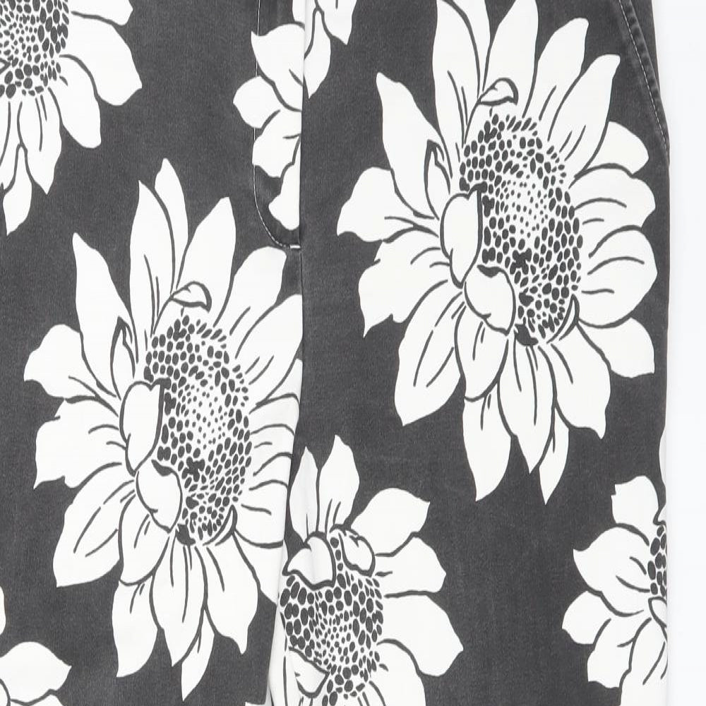 NEXT Womens Multicoloured Floral  Trousers  Size 16 L24 in