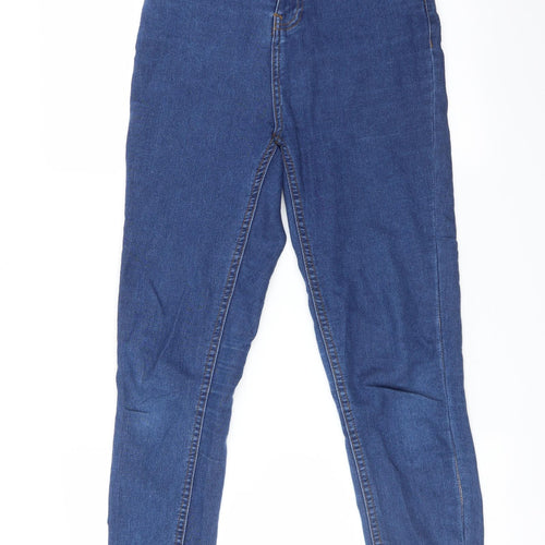 Boohoo Womens Blue   Skinny Jeans Size 10 L26 in