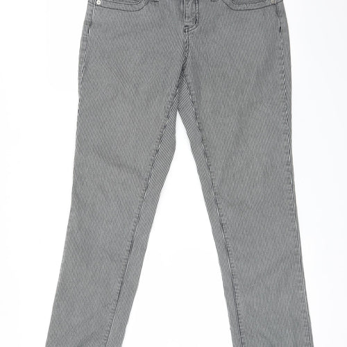 4Wards Womens Multicoloured Striped  Straight Jeans Size 30 L29 in