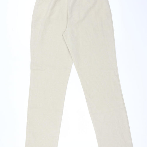 Preworn Womens Beige   Trousers  Size 12 L30 in