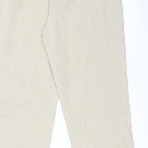 Preworn Womens Beige   Trousers  Size 12 L30 in