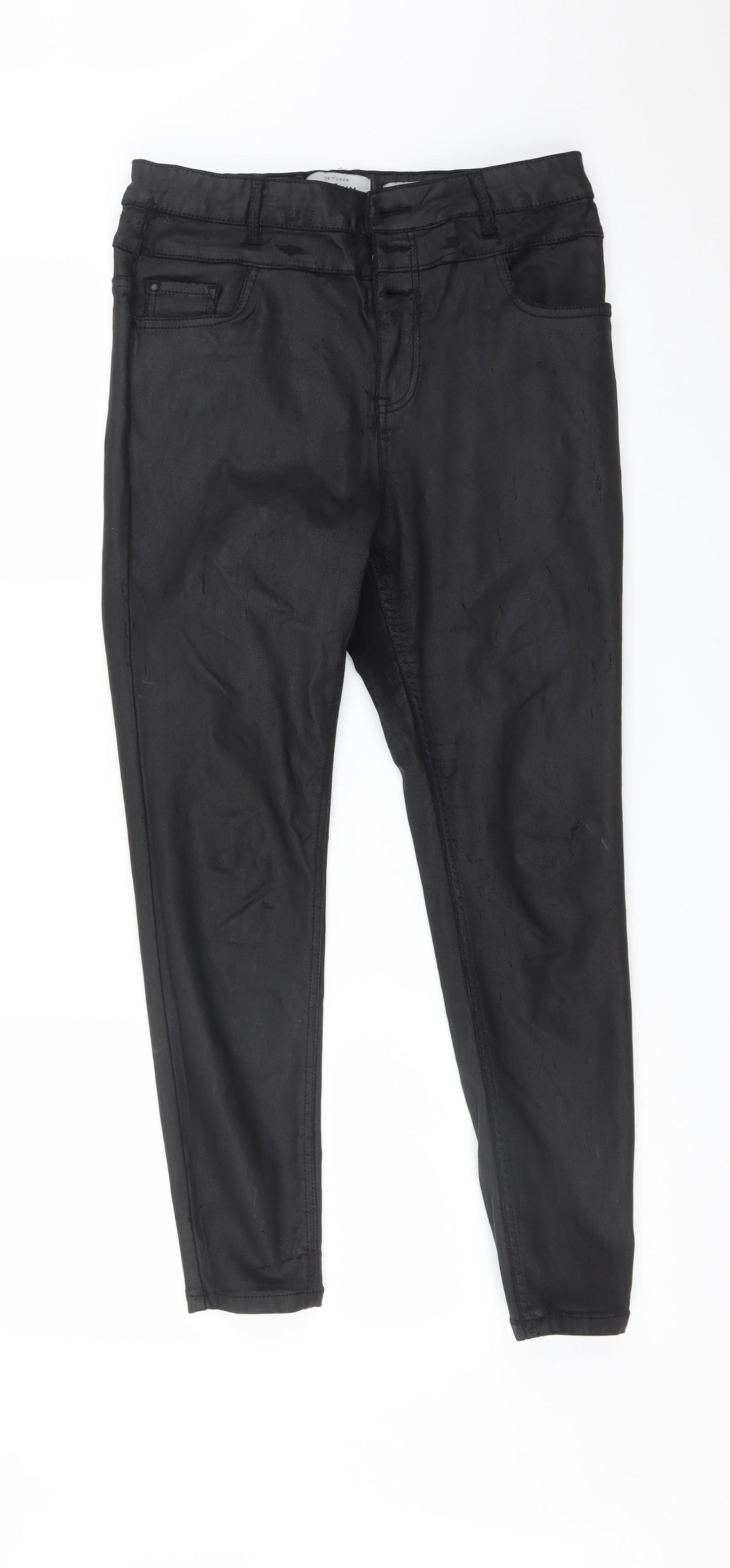 New Look Womens Black   Skinny Jeans Size 14 L24 in