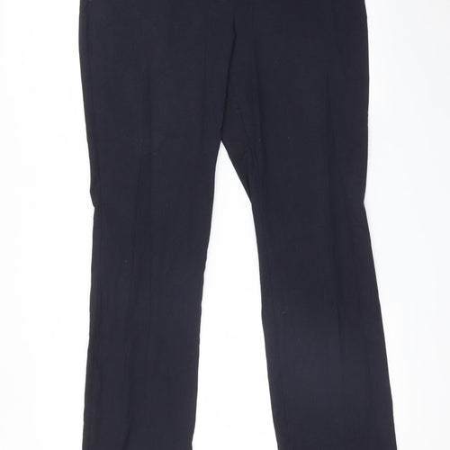 Yessica Womens Blue   Trousers  Size 14 L31 in