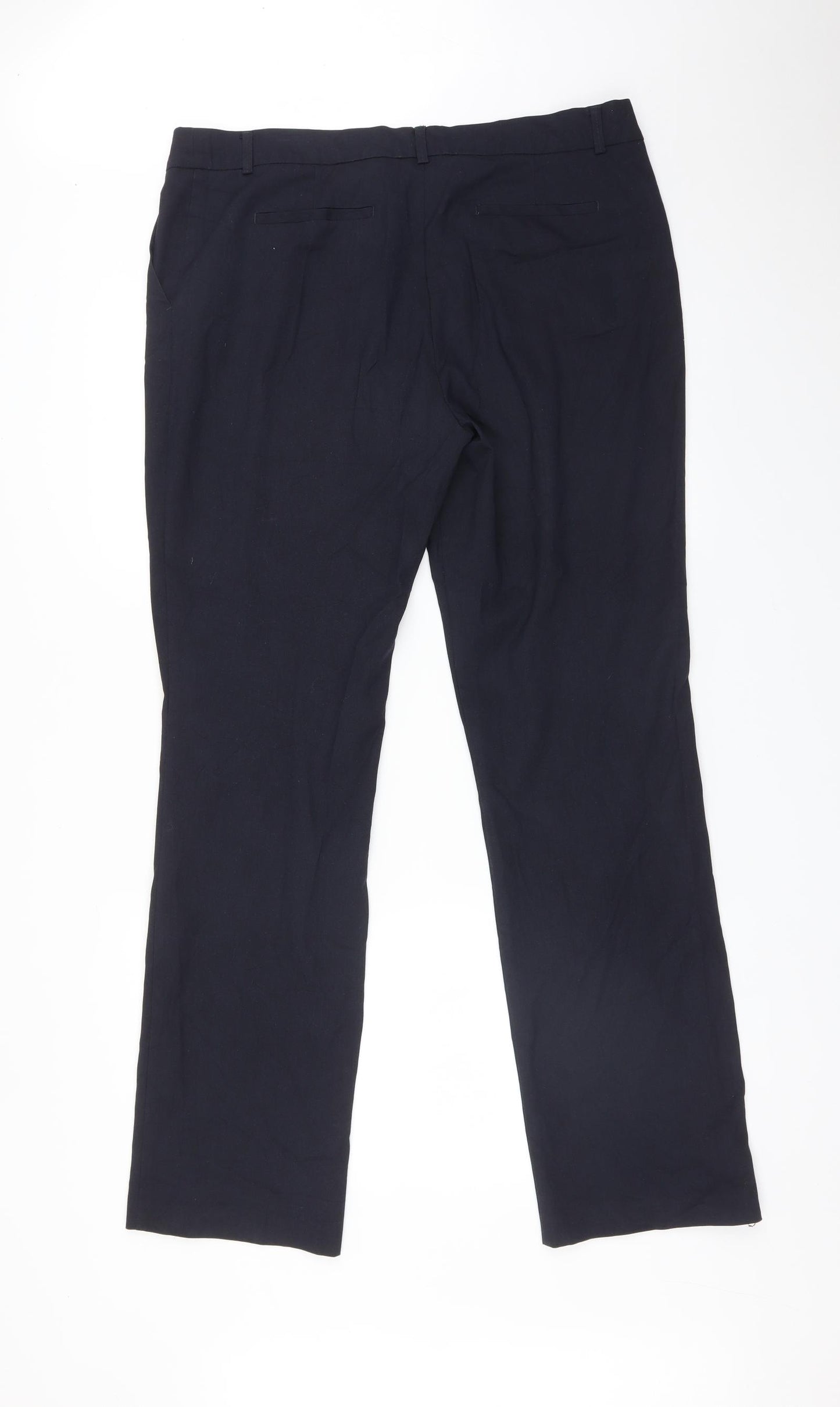 Yessica Womens Blue   Trousers  Size 14 L31 in