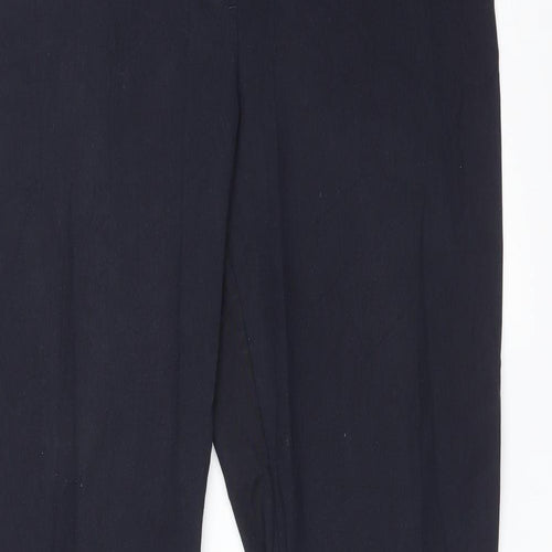 Yessica Womens Blue   Trousers  Size 14 L31 in