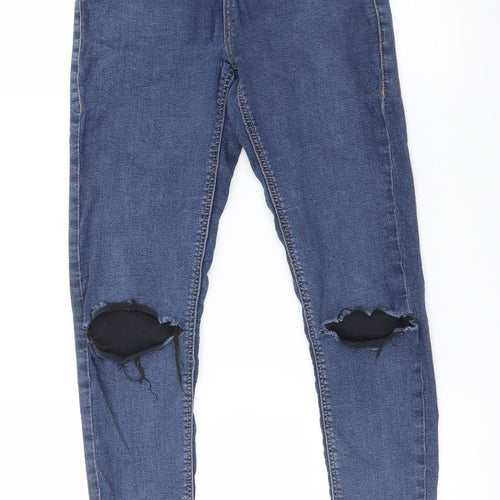 Topshop Womens Blue   Skinny Jeans Size 28 L30 in