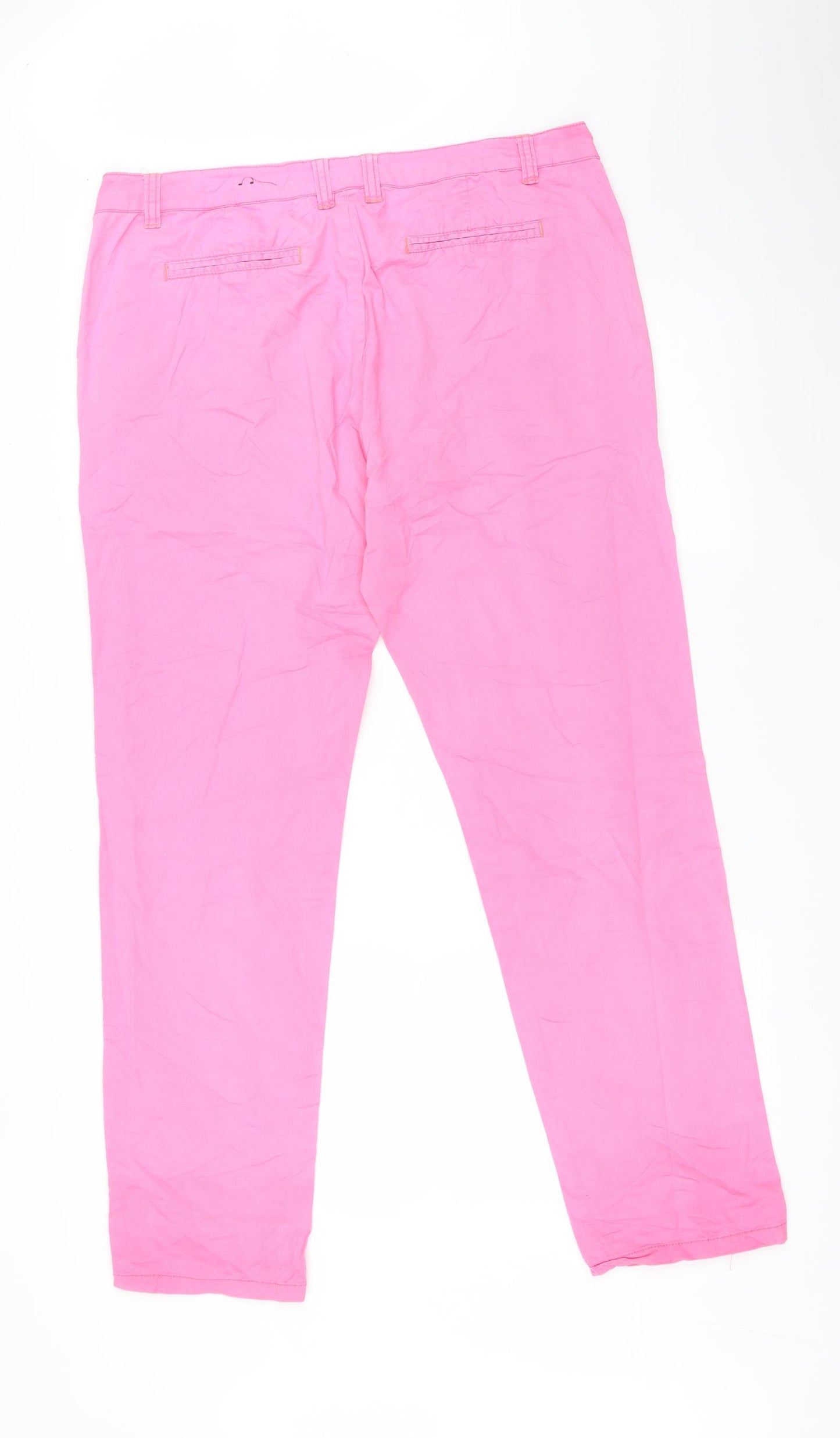 Colours of The World Womens Pink   Chino Trousers Size 18 L31 in