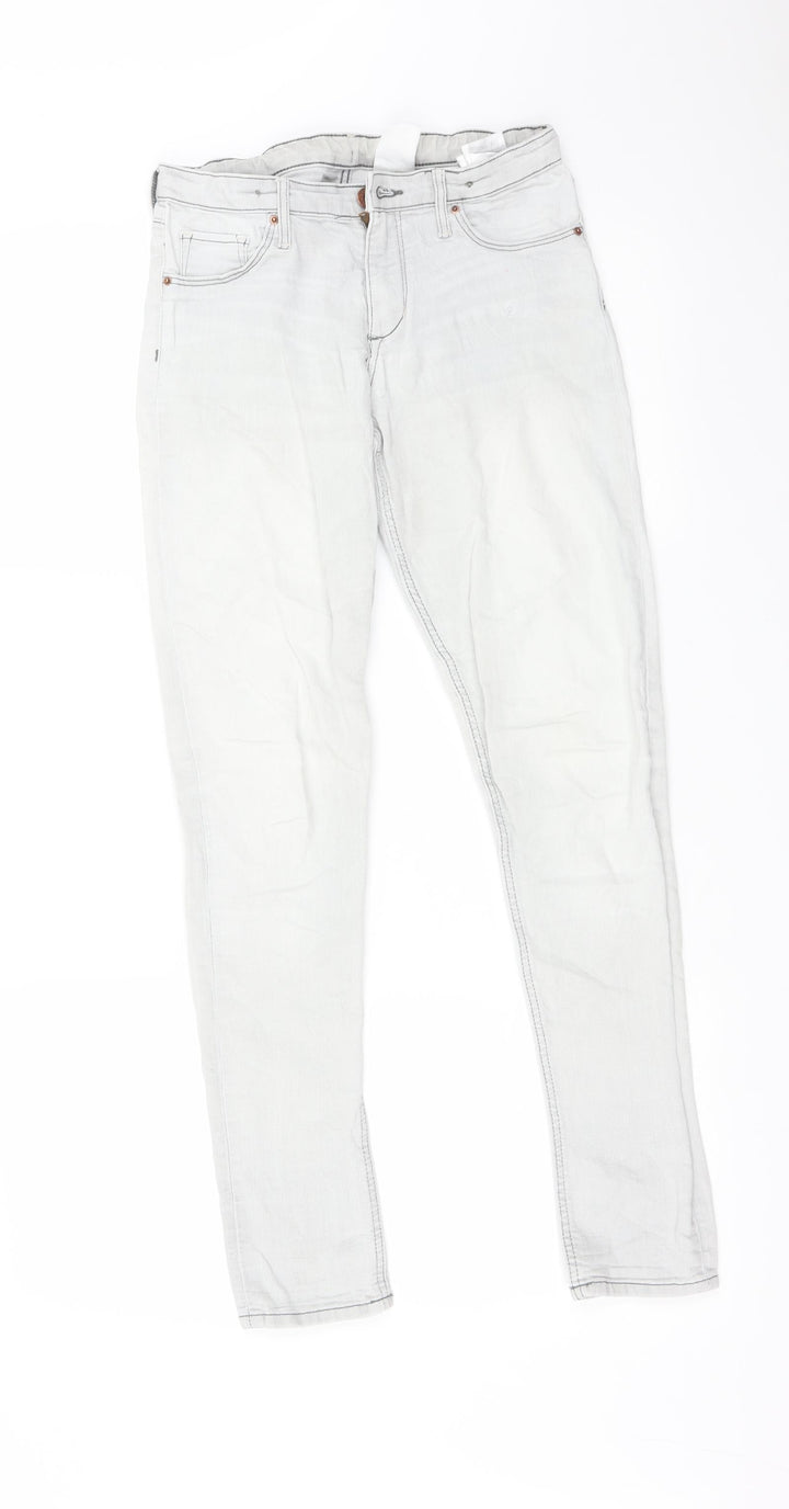 &DENIM Girls Grey   Skinny Jeans Size 12 Years