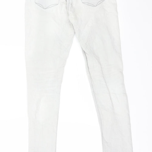 &DENIM Girls Grey   Skinny Jeans Size 12 Years