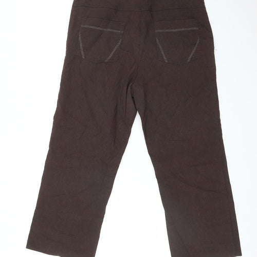 Preworn Womens Brown   Trousers  Size 20 L23 in