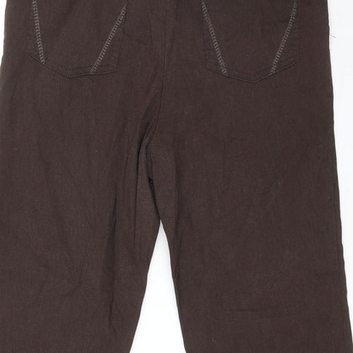 Preworn Womens Brown   Trousers  Size 20 L23 in