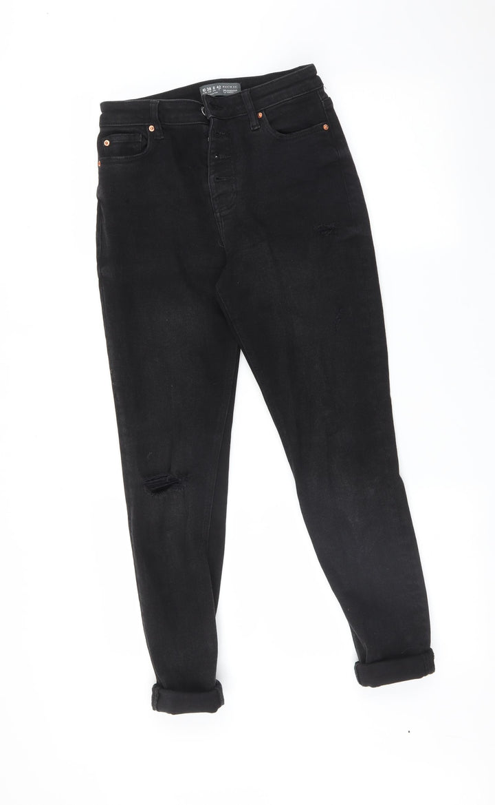 DENIM CO Womens Black Skinny Jeans Size 10 L25 in