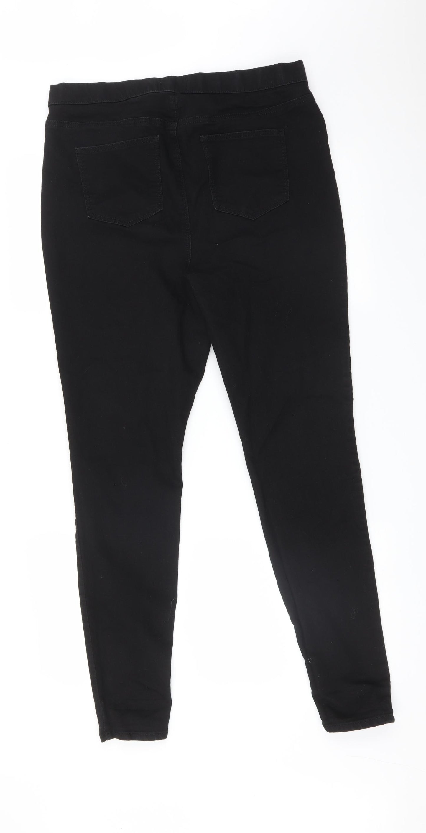 Matalan Womens Black   Jegging Jeans Size 16 L29 in
