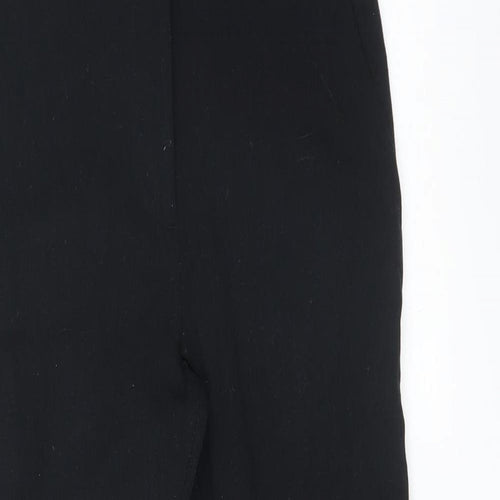 M&S Womens Black   Trousers  Size 8 L25 in