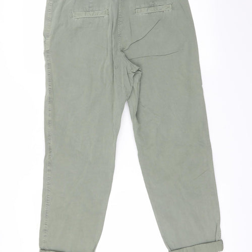 M&S Womens Green   Trousers  Size 10 L24 in