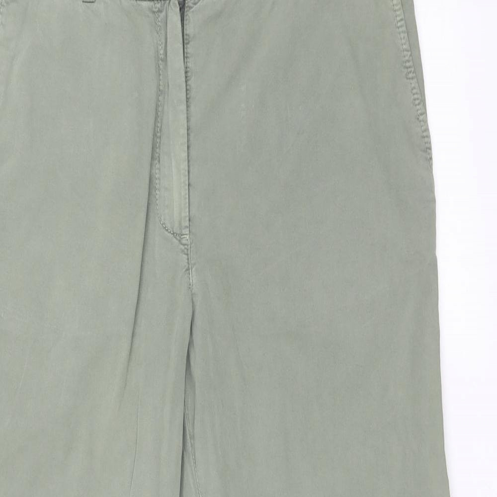 M&S Womens Green   Trousers  Size 10 L24 in
