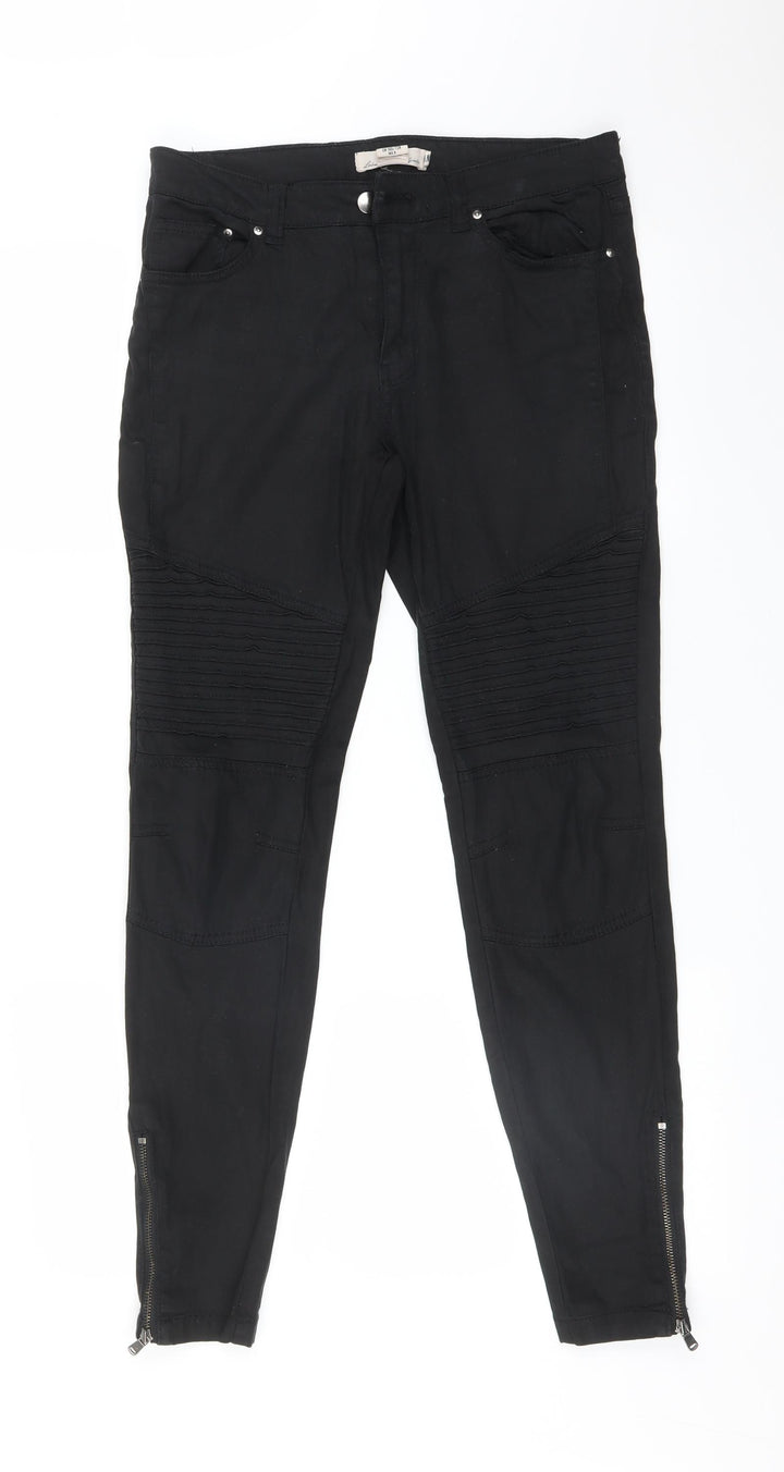 H&M Womens Black   Skinny Jeans Size 10 L28 in
