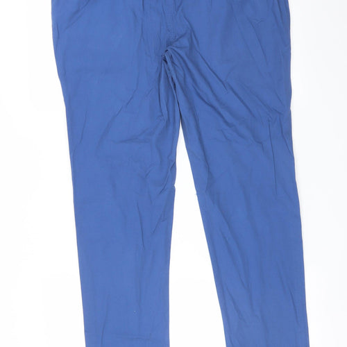 WHITE LABEL Womens Blue   Chino Trousers Size 14 L30 in