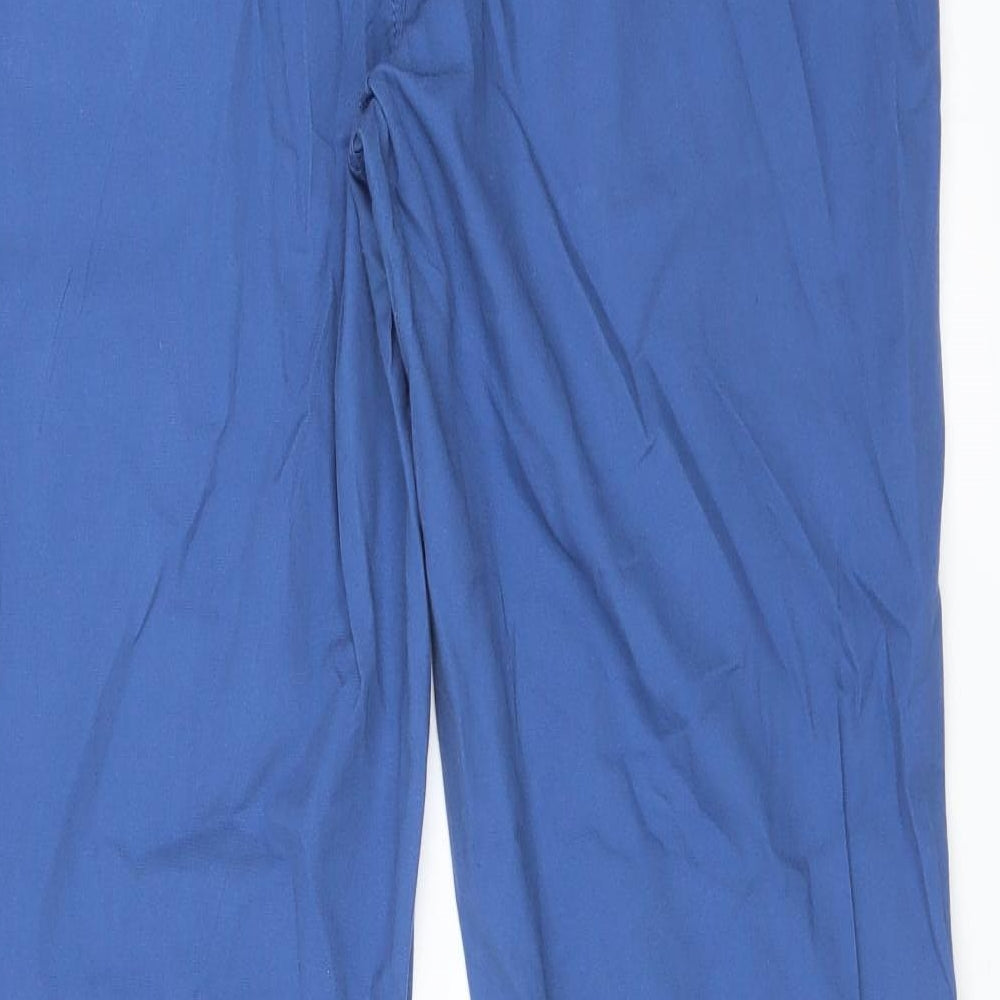 WHITE LABEL Womens Blue   Chino Trousers Size 14 L30 in