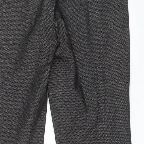 NEXT Womens Black Geometric  Trousers  Size 10 L28 in