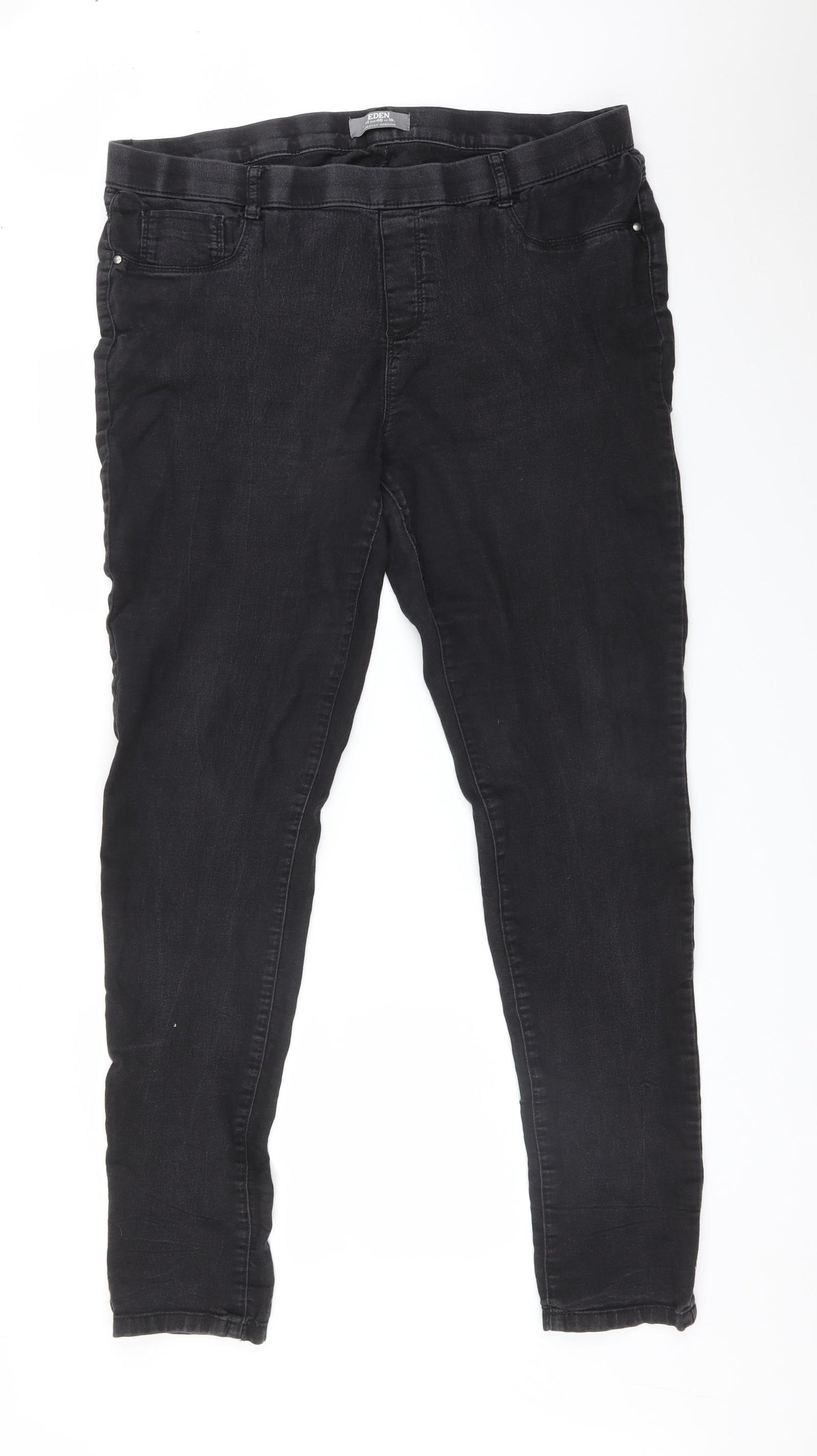 Dorothy Perkins Womens Black   Jegging Jeans Size 18 L33 in
