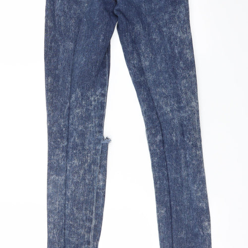 Kiss Womens Blue   Skinny Jeans Size 6 L30 in