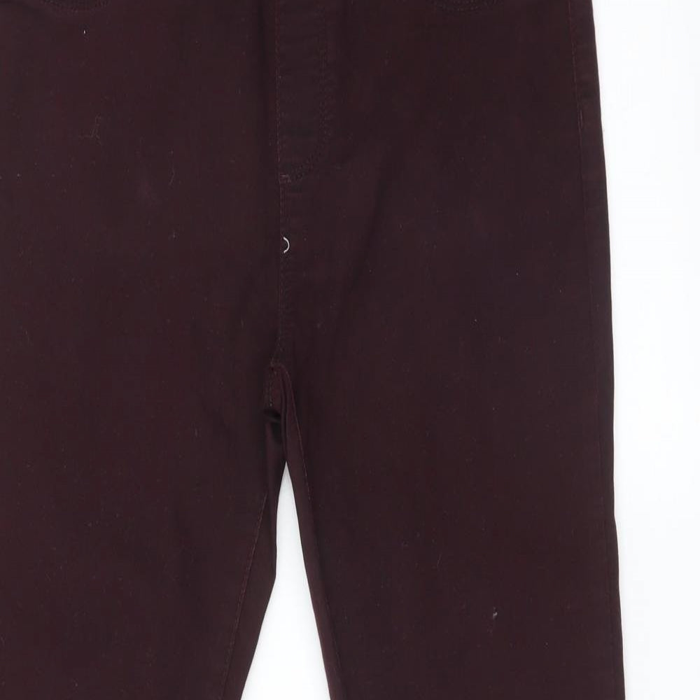 Dorothy Perkins Womens Purple   Jegging Jeans Size 12 L28 in