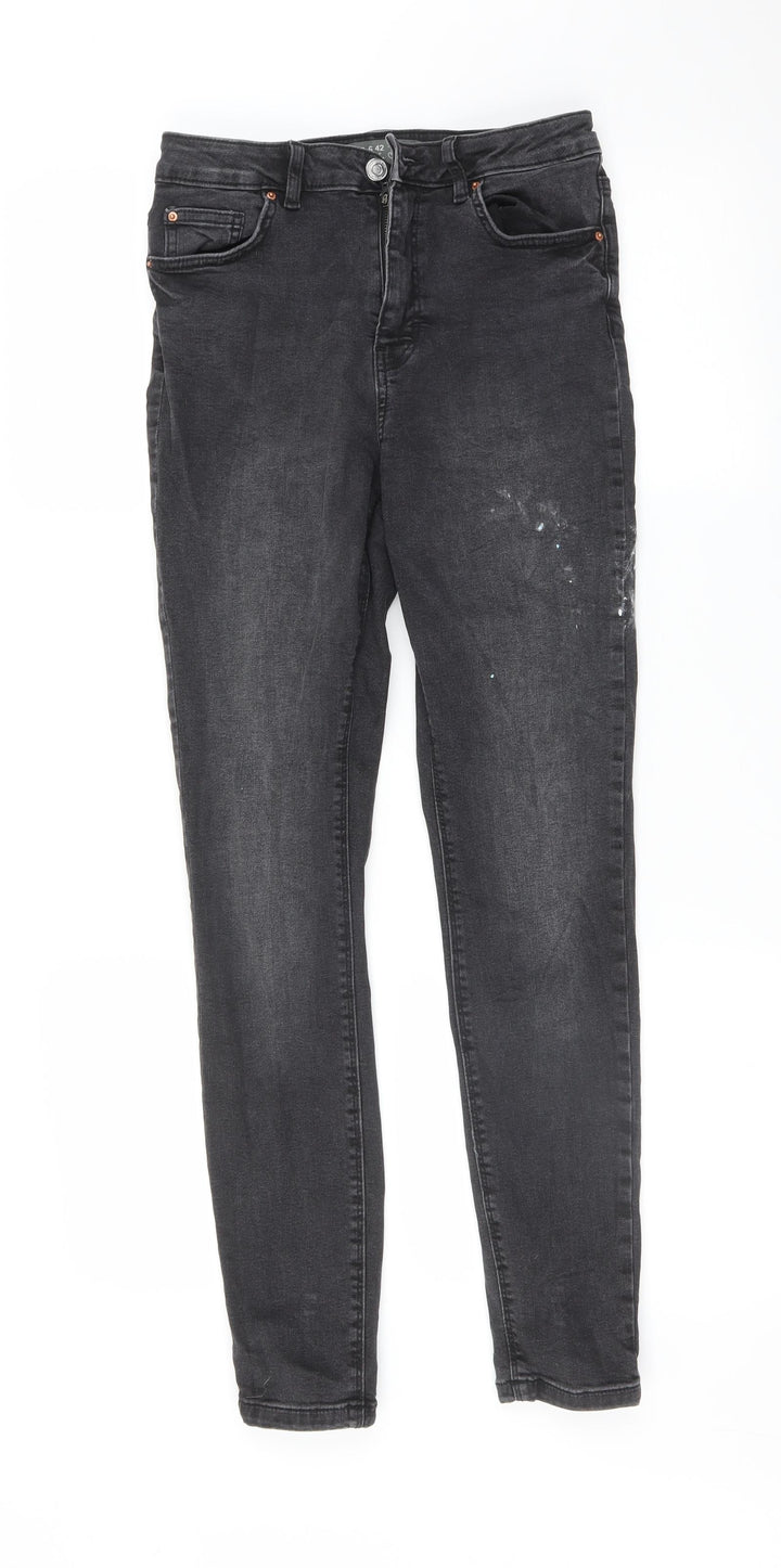 DENIM CO Womens Black Skinny Jeans Size 10 L27 in