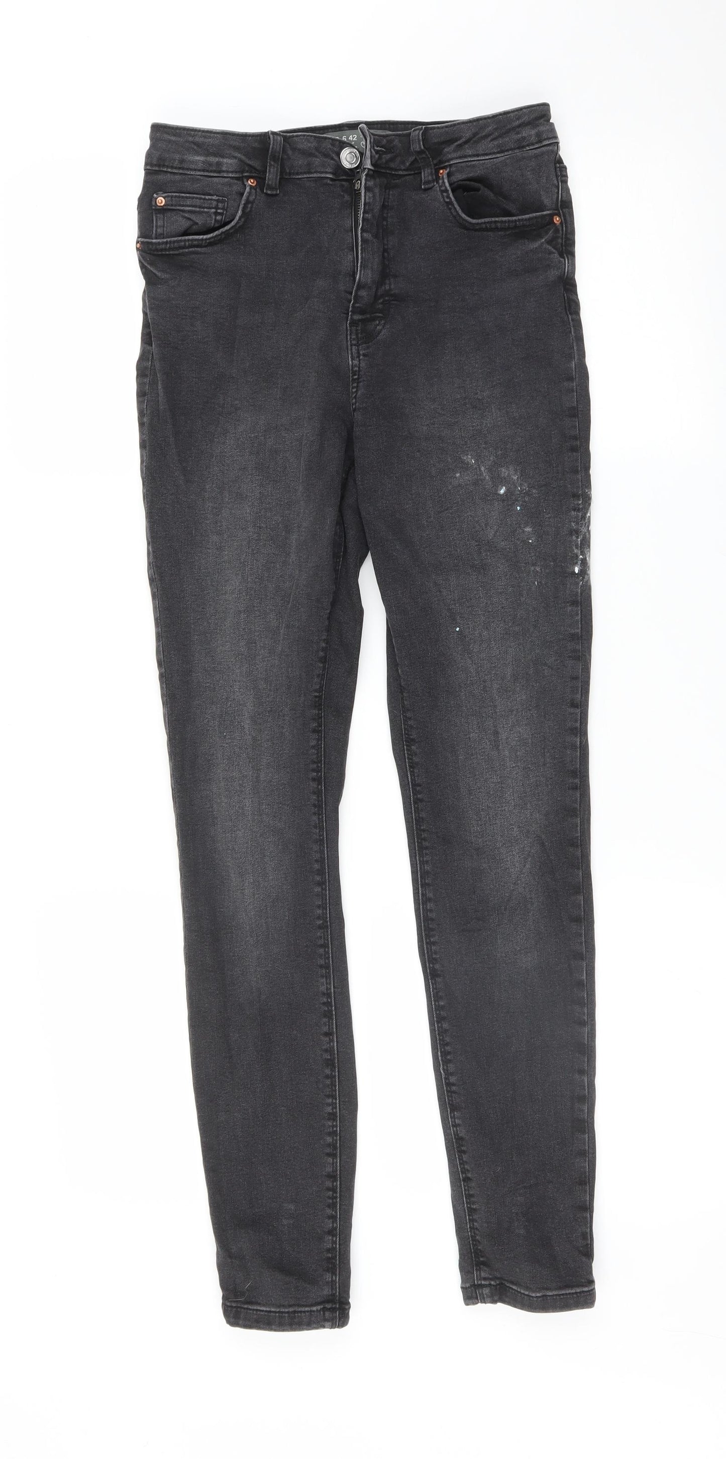 DENIM CO  Womens Black   Skinny Jeans Size 10 L27 in