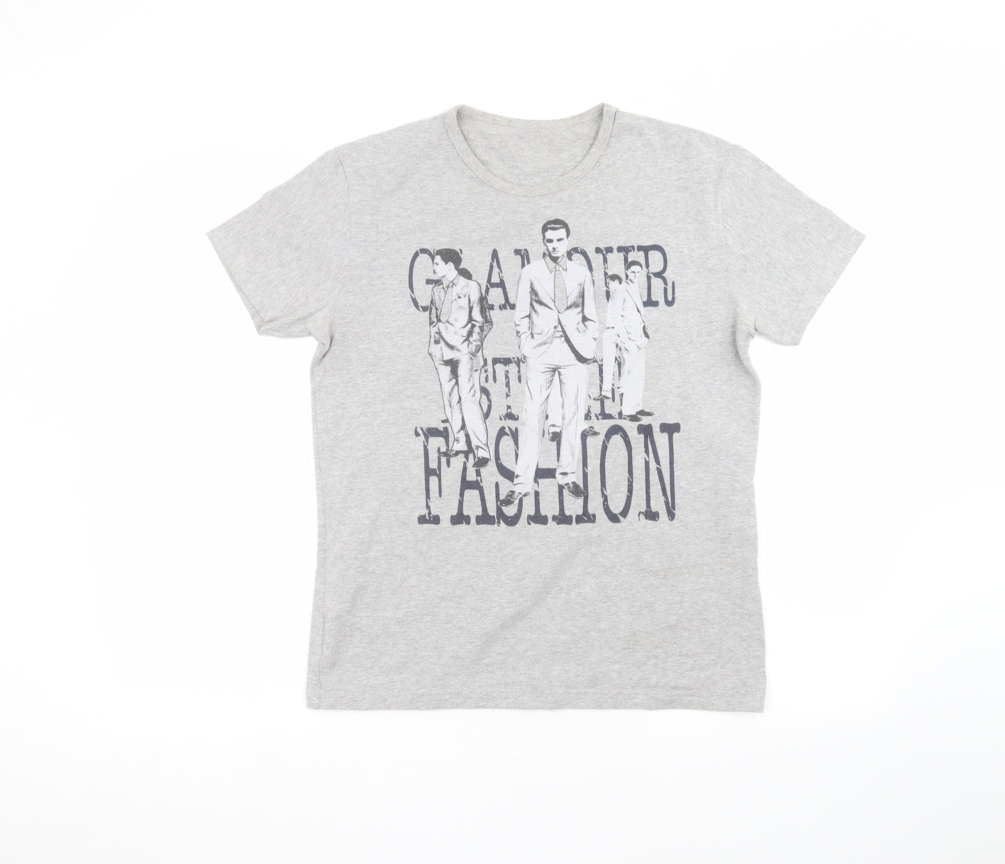 Preworn Womens Grey   Basic T-Shirt Size L