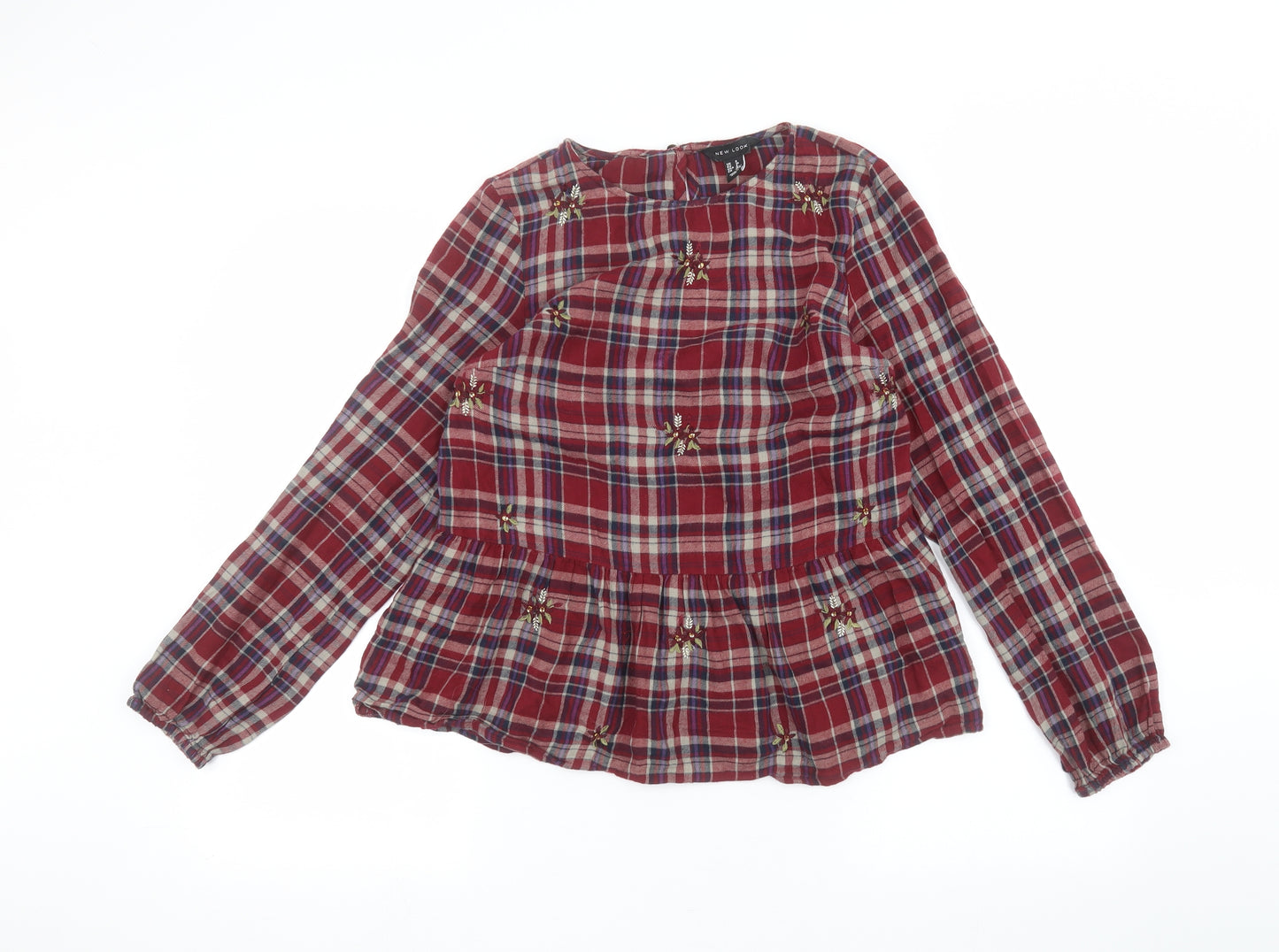 New Look Womens Red   Basic T-Shirt Size 8