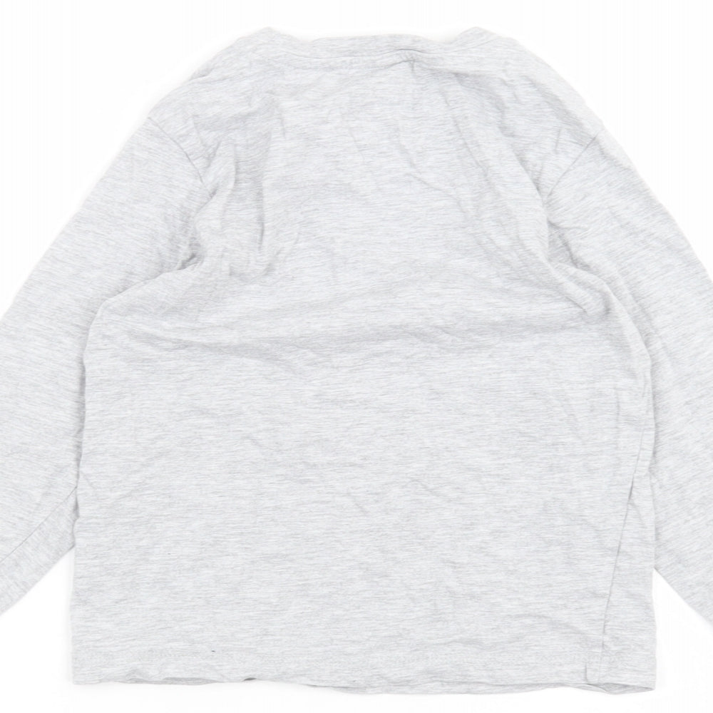 Matalan Boys Grey   Basic T-Shirt Size 7 Years
