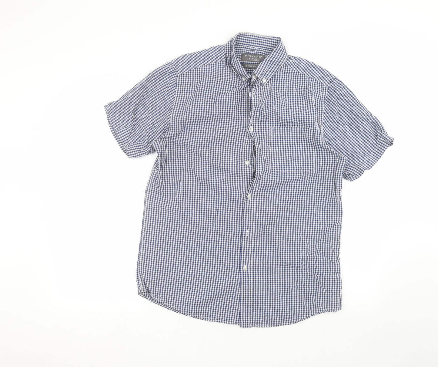 Primark Mens Blue    Dress Shirt Size M