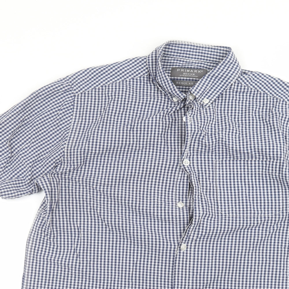 Primark Mens Blue    Dress Shirt Size M