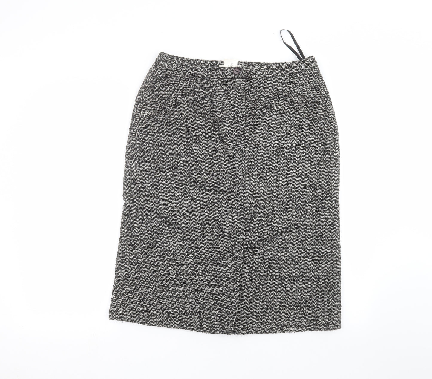 paul separates Womens Grey   A-Line Skirt Size 12