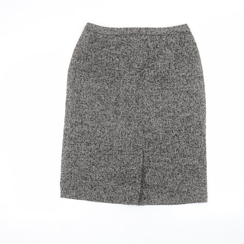 paul separates Womens Grey   A-Line Skirt Size 12