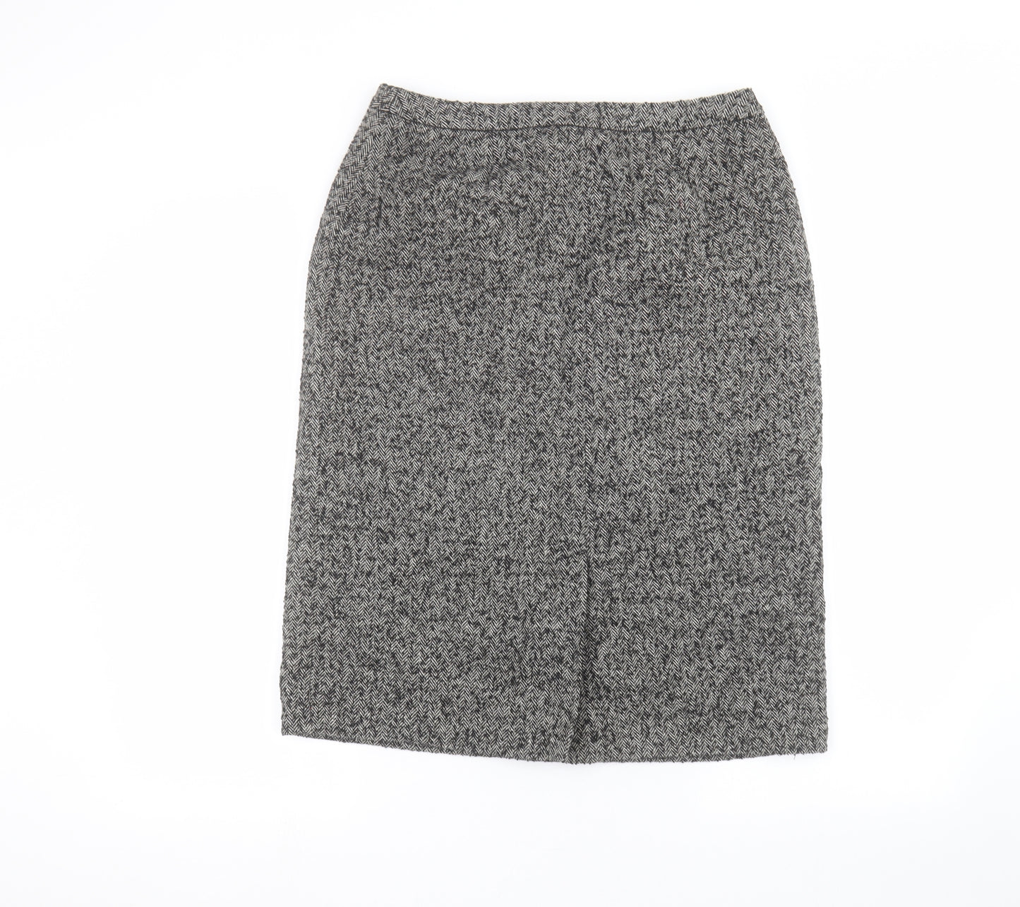 paul separates Womens Grey   A-Line Skirt Size 12