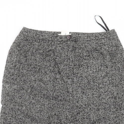 paul separates Womens Grey   A-Line Skirt Size 12
