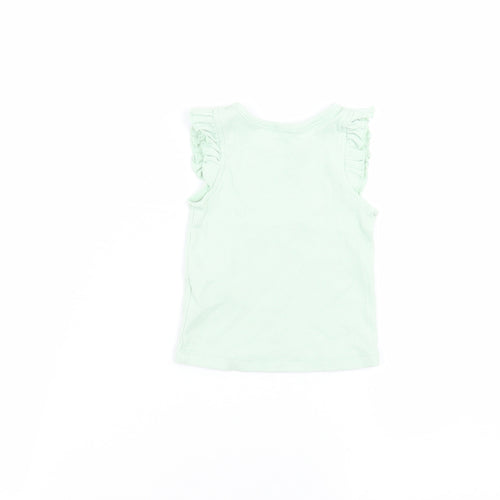 Primark Baby Green   Basic T-Shirt Size 6-9 Months